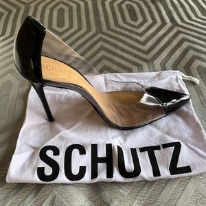 Schutz Cendi Transparent Pointed Toe Pump